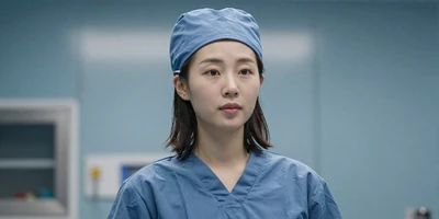 Female nurse anesthetist in an operating room area